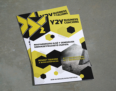 Roll-up and Brochure Design for Y2Y Business Coaching