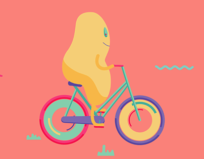 Biking animation