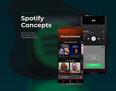 Concepts for Spotify