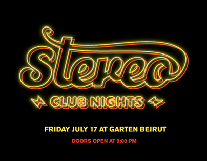 Stereo Club Nights | event promotion animation