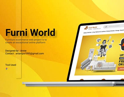 Furniture Website | UXUI Design | Furni World