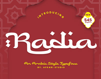 Radia - An Arabic Style Typeface