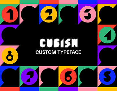 Cubism - Typographie