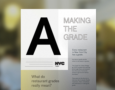 Poster: Making the Grade