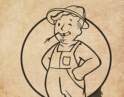Fallout Vault Boy Redneck Dixieland