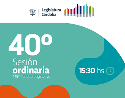 Comunicación visual Legislatura de Córdoba