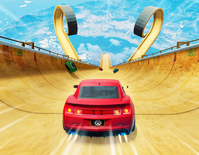 Crazy Car Game Mega Ramp Stunt by usman raza