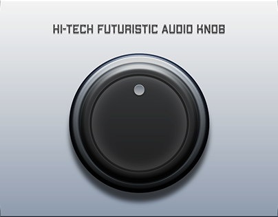 Hi Tech Futuristic Audio Knob