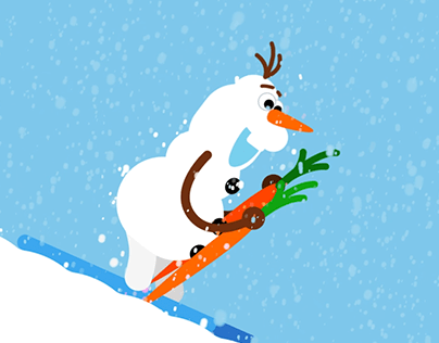 Skiing Olaf