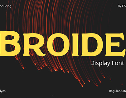 Broide - Free Font