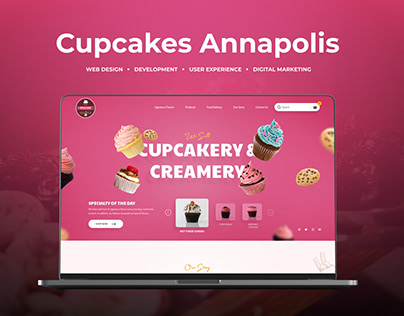 Cupcakes Annapolis | Web design | UI/UX