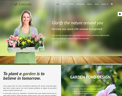 AT Gardare Onepage – Garden Onepage Joomla! template