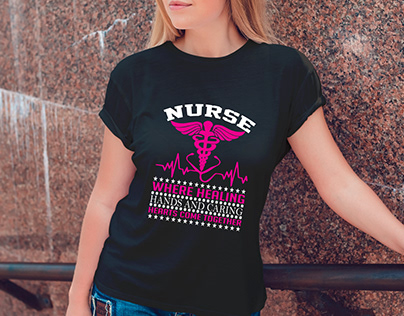 Nursing T Shirt Design