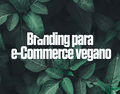 Branding para e-Commerce vegano