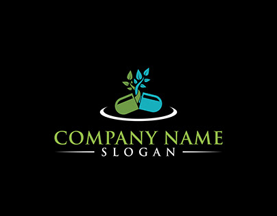 Natural Organic Eco Bio Green Logo design