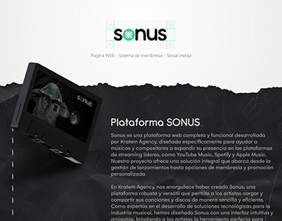 Plataforma Sonus - Desarrollo