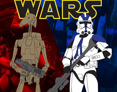 Star Wars fan poster project.