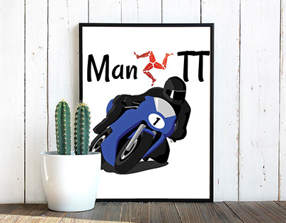 Isle of Man TT Motorcycle Racer
