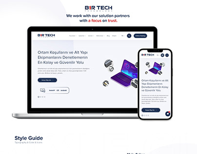 Birtech Technology Web - UI/UX Design / Technology