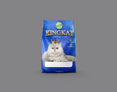 Thiết kế bao bì thức ăn cho mèo KingCat