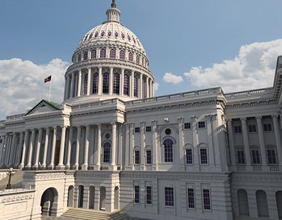 United States Capitol - 3D model, Architecture, 2017