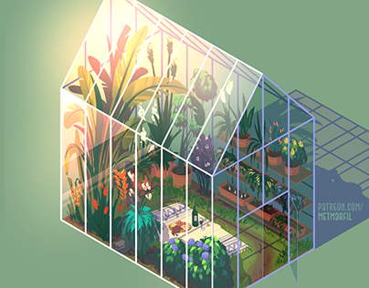 Isometric Greenhouse