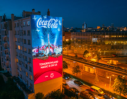 Coca-Cola x Tomorrowland 2023 mural
