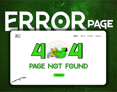 404 Error Page | Cinema UI web error page | Jai Kumar S