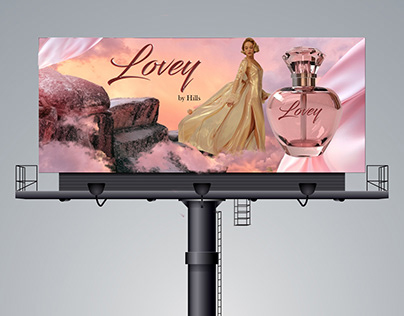 Lovey perfume billboard