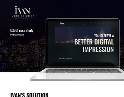 UX/UI case study - Ivan's Solution