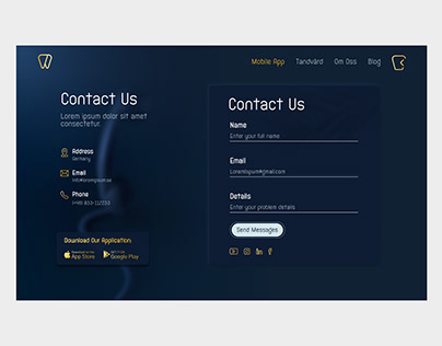 Contact Us page UI | Contact us form UI design