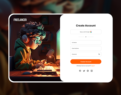 Project thumbnail - Figma | Login Page UI design