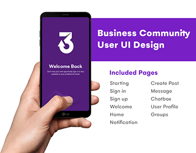 Community Mobile App Design