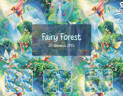 FARIRY FOREST KiT [20 Seamless JPEG ]