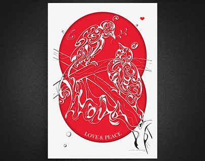 Love & Peace, Japan | 第1回PINポスターデザイン展