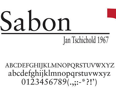 DES016 - Project 2 - Sabon Typeface Poster