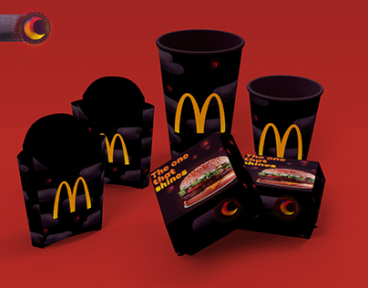 Mc Donald's Night Mode Theme Packaging