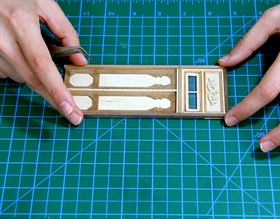 How to make a door in miniature (Trailer)
