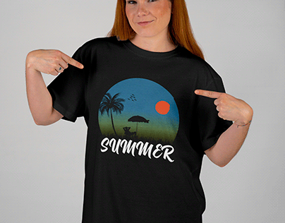 Summer T-shirt desing