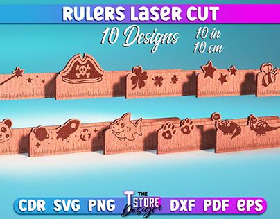 Rulers Laser Cut