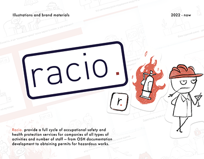 Illustrations/Brand materials for Racio.