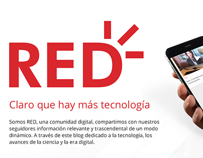 RED - Propuesta UX/UI Blog de tecnología