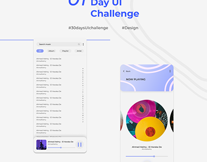 30DaysUIChallenge (01) Music app