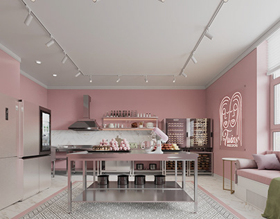 dessert cafe visualization kithen