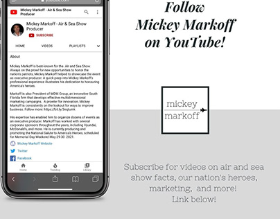 Mickey Markoff – “YouTube – Mickey Markoff”