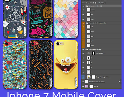 I phone7 Back Cover Mockup