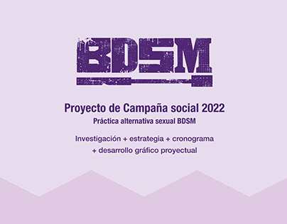 Proyecto de Campaña Social - BDSM