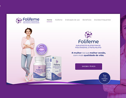 Folifeme: Website One Page