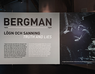 Graphic Design, Bergman – Truth and Lies