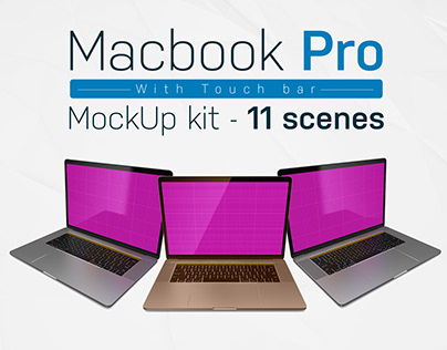 MackBook Pro Kit mockup